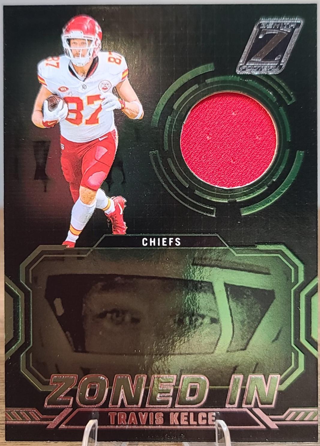 2024 Panini Zenith Zoned In Travis Kelce #ZI-TKE card