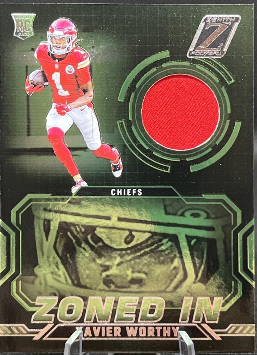 2024 Panini Zenith Zoned In Xavier Worthy #ZI-XWY card