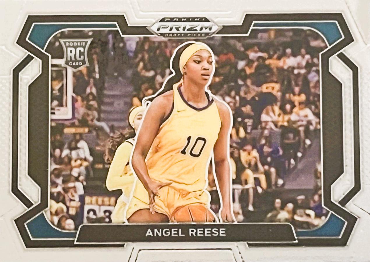 2024 Prizm Draft Picks Angel Reese [Purple Wave] #38 card