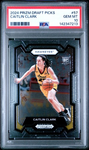 2024 Prizm Draft Picks Caitlin Clark [Red Ice] #57 card