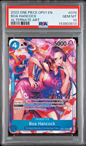 2024 Romance Dawn Boa Hancock [Alternate Art PRB01] #OP01-078 card