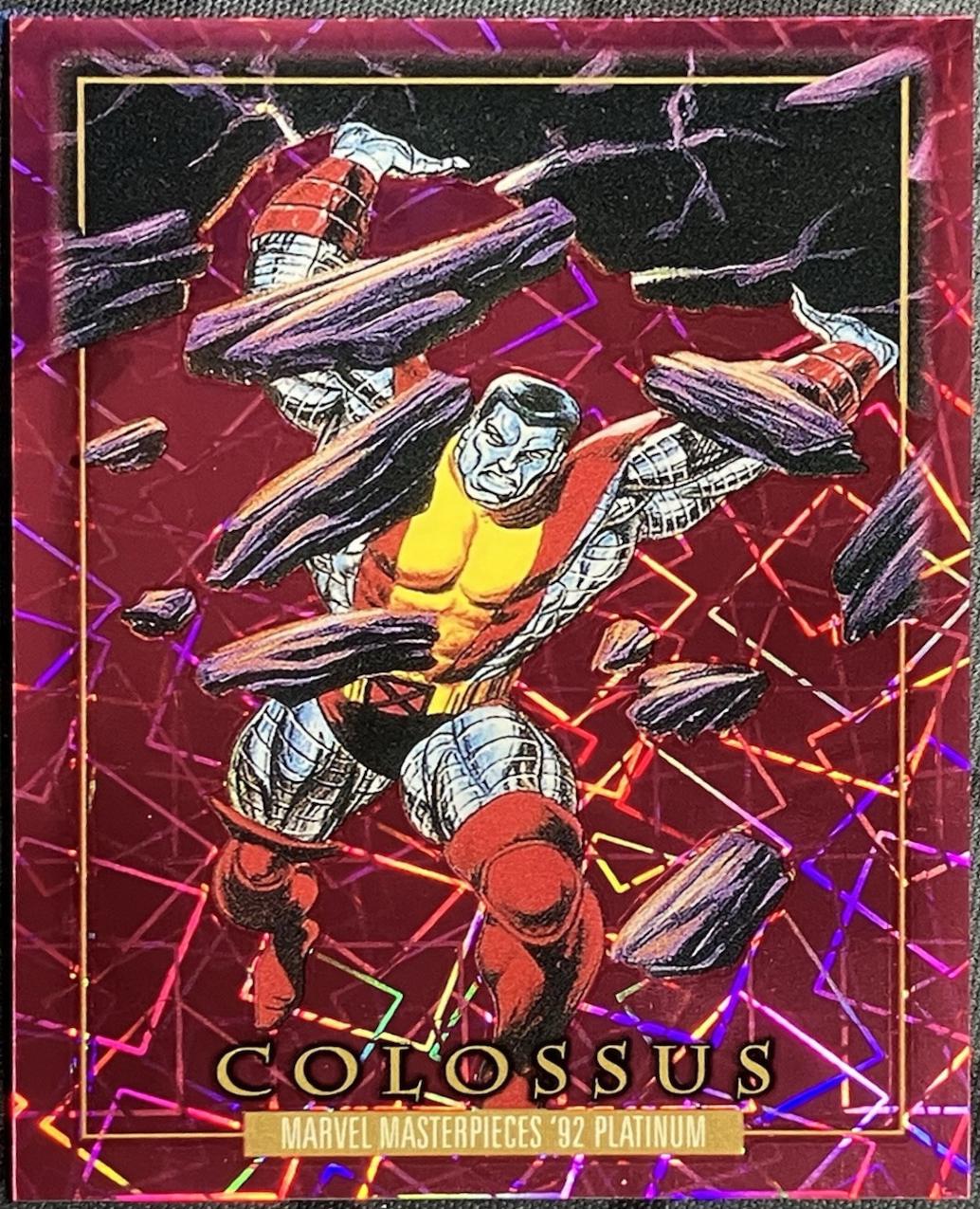 2024 SkyBox Masterpieces ’92 Platinum Colossus [Pink Lasers] #14 card