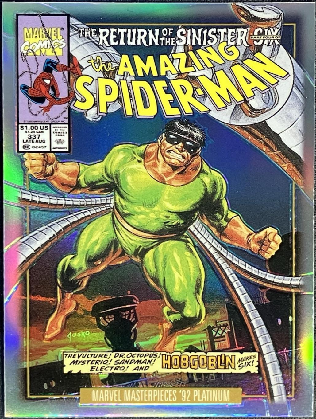 2024 SkyBox Masterpieces ’92 Platinum Doctor Octopus [Rainbow Variant] #25-V card