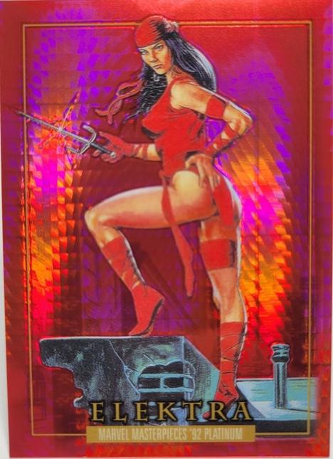 2024 SkyBox Masterpieces ’92 Platinum Elektra [Red Prism] #22 card
