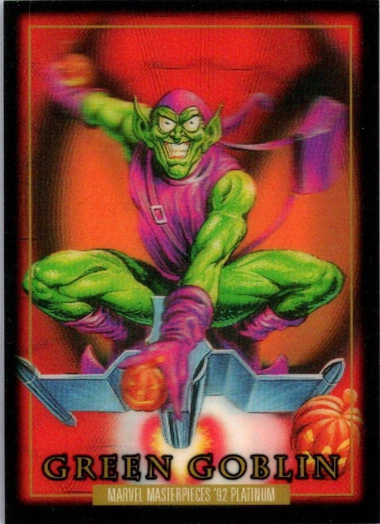 2024 SkyBox Masterpieces ’92 Platinum Green Goblin [Lenticular] #36 card