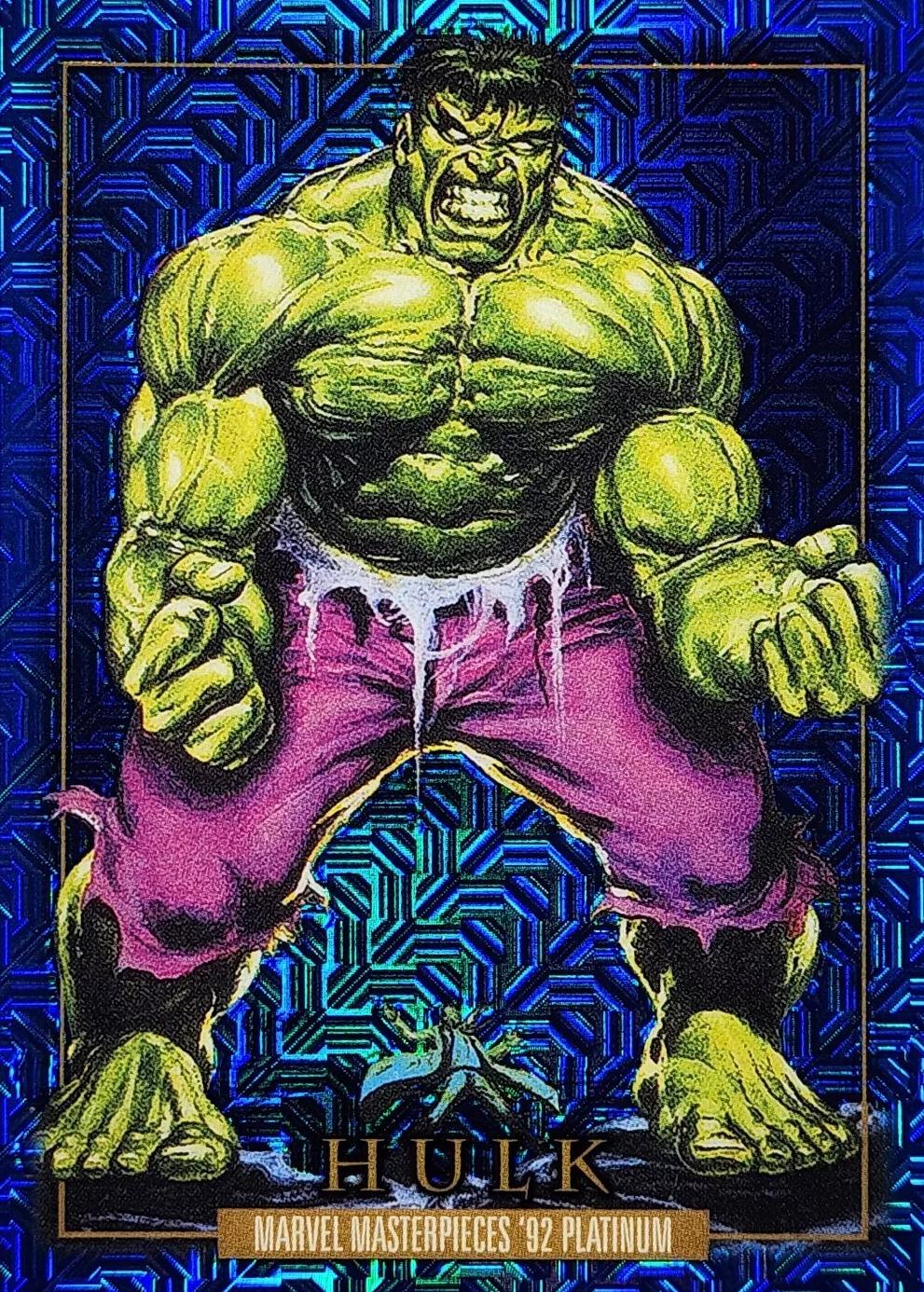 2024 SkyBox Masterpieces ’92 Platinum Hulk [Blue Traxx] #32 card