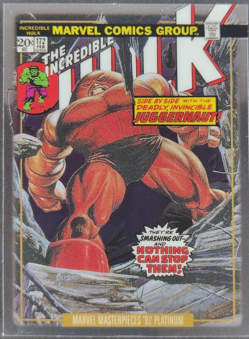 2024 SkyBox Masterpieces ’92 Platinum Juggernaut [Variant] #45-V card