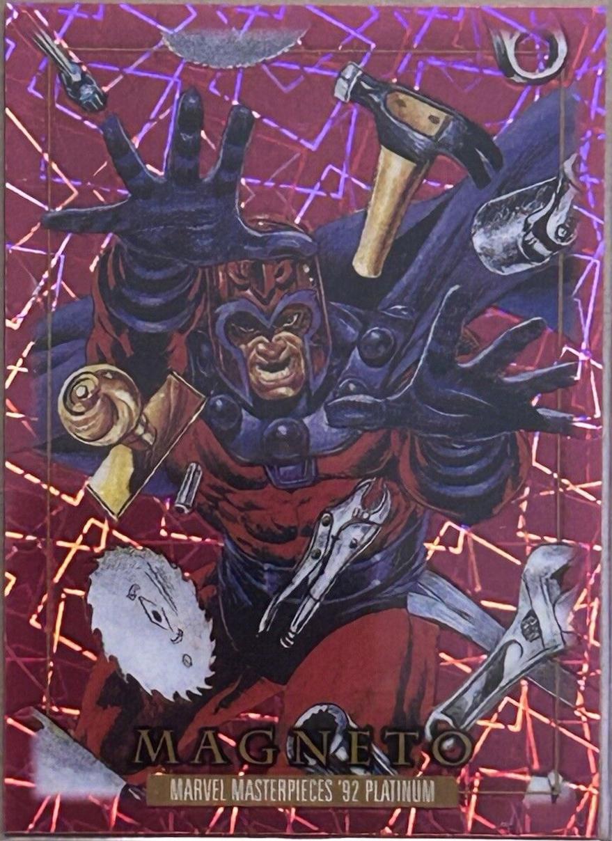 2024 SkyBox Masterpieces ’92 Platinum Magneto [Pink Lasers] #49 card
