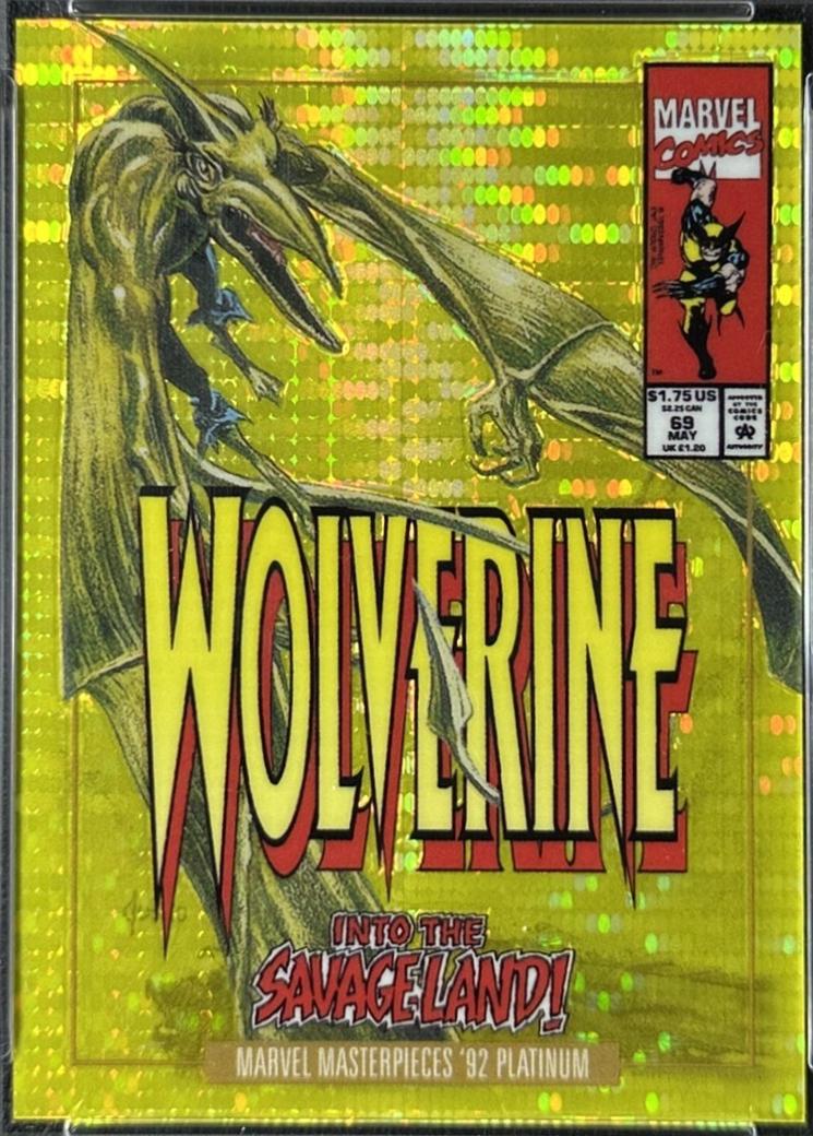 2024 SkyBox Masterpieces ’92 Platinum Sauron [Seismic Gold Variant] #76-V card