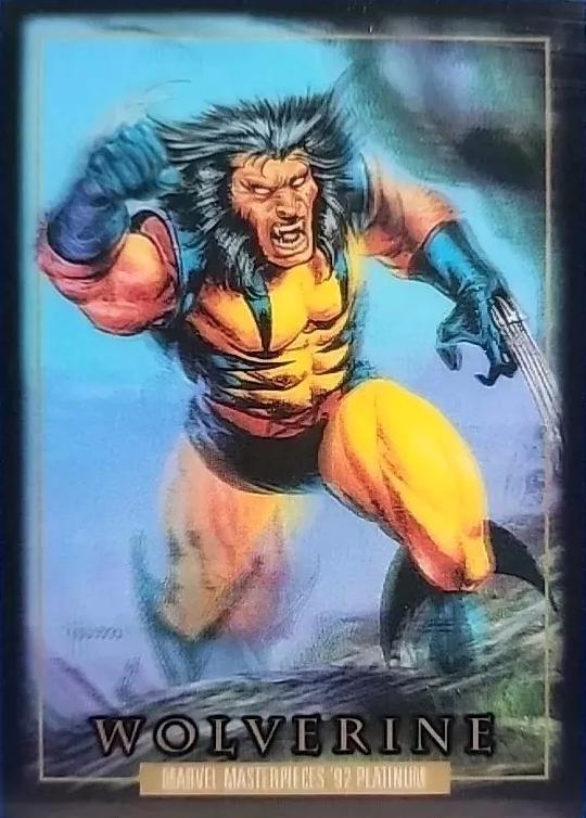 2024 SkyBox Masterpieces ’92 Platinum Wolverine [Lenticular] #94 card