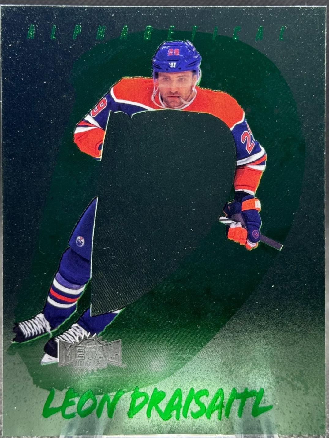 2024 SkyBox Metal Universe Alphabetical Leon Draisaitl #A-4 card