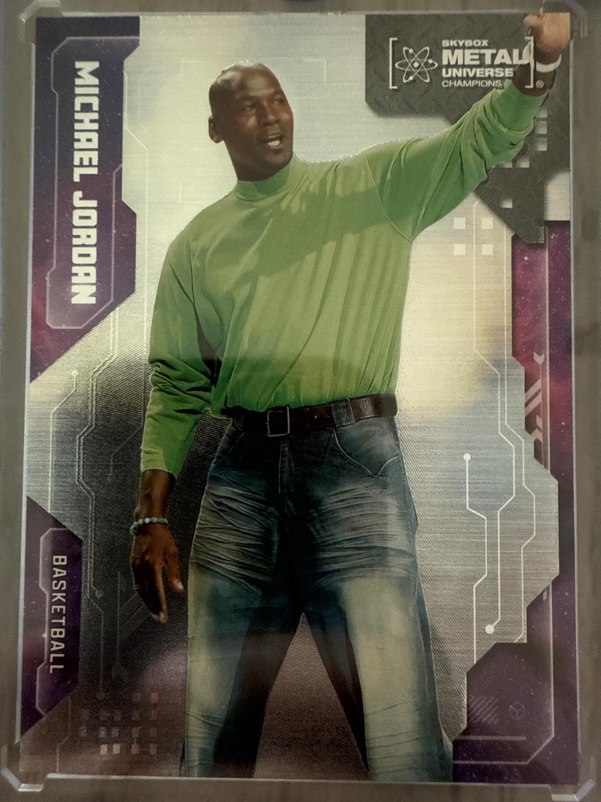 2024 SkyBox Metal Universe Champions Michael Jordan #1 card