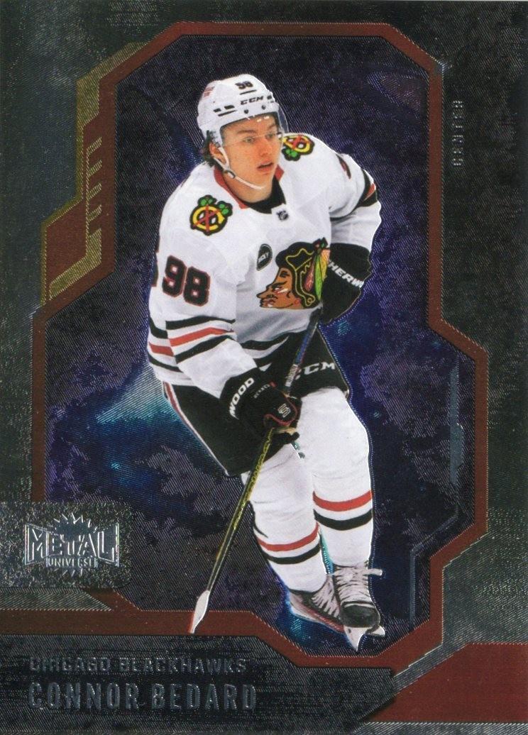 2024 SkyBox Metal Universe Connor Bedard #28 card