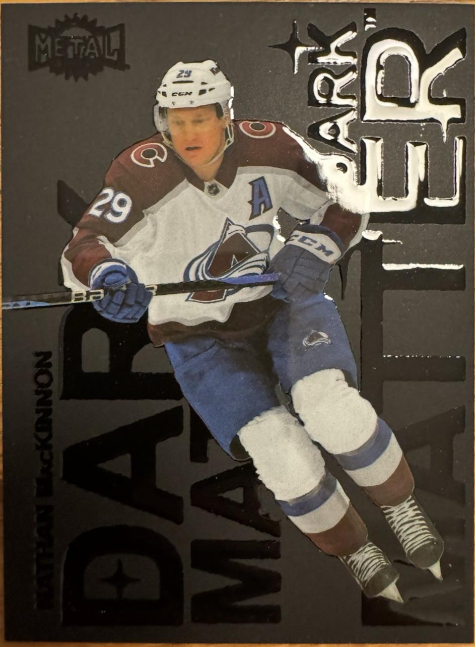 2024 SkyBox Metal Universe Dark Matter Nathan MacKinnon #DM-2 card