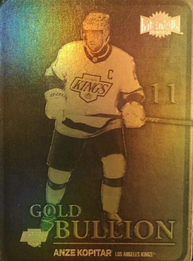 2024 SkyBox Metal Universe Gold Bullion Anze Kopitar #GB-22 card