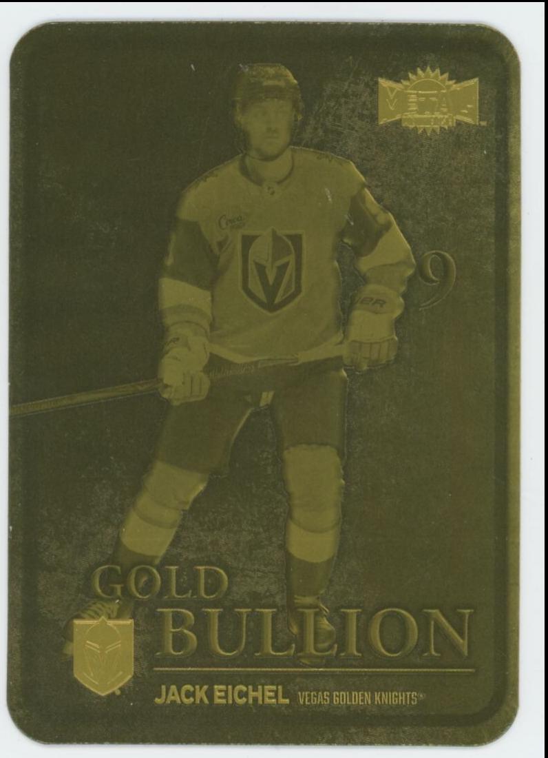 2024 SkyBox Metal Universe Gold Bullion Jack Eichel #GB-9 card