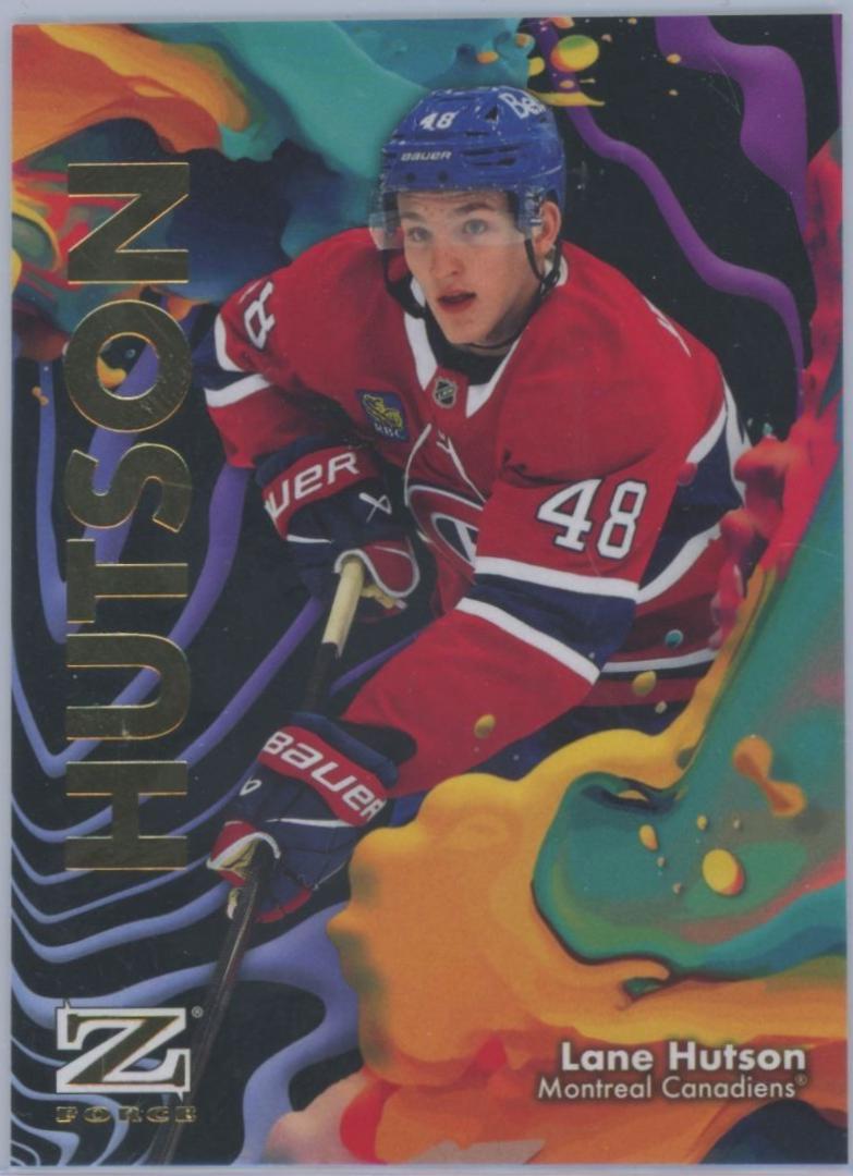 2024 SkyBox Metal Universe Z-Force Lane Hutson #48 card