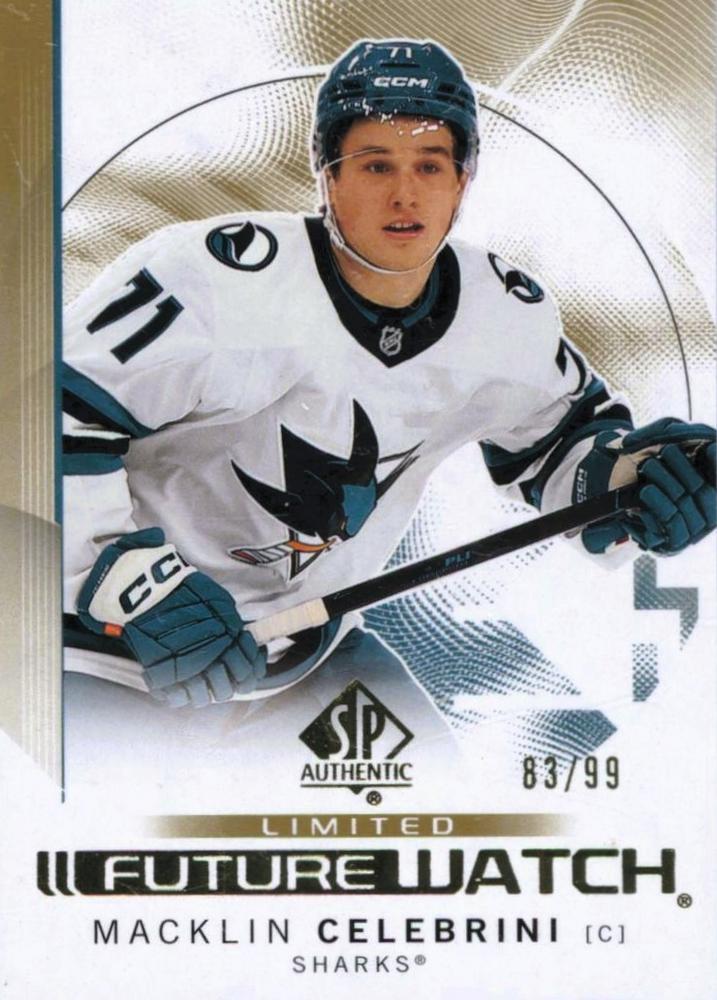 2024 SP Authentic Macklin Celebrini [Gold] #184 card