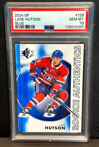 2024 SP Lane Hutson [Rookie Authentics Jersey] #128 card