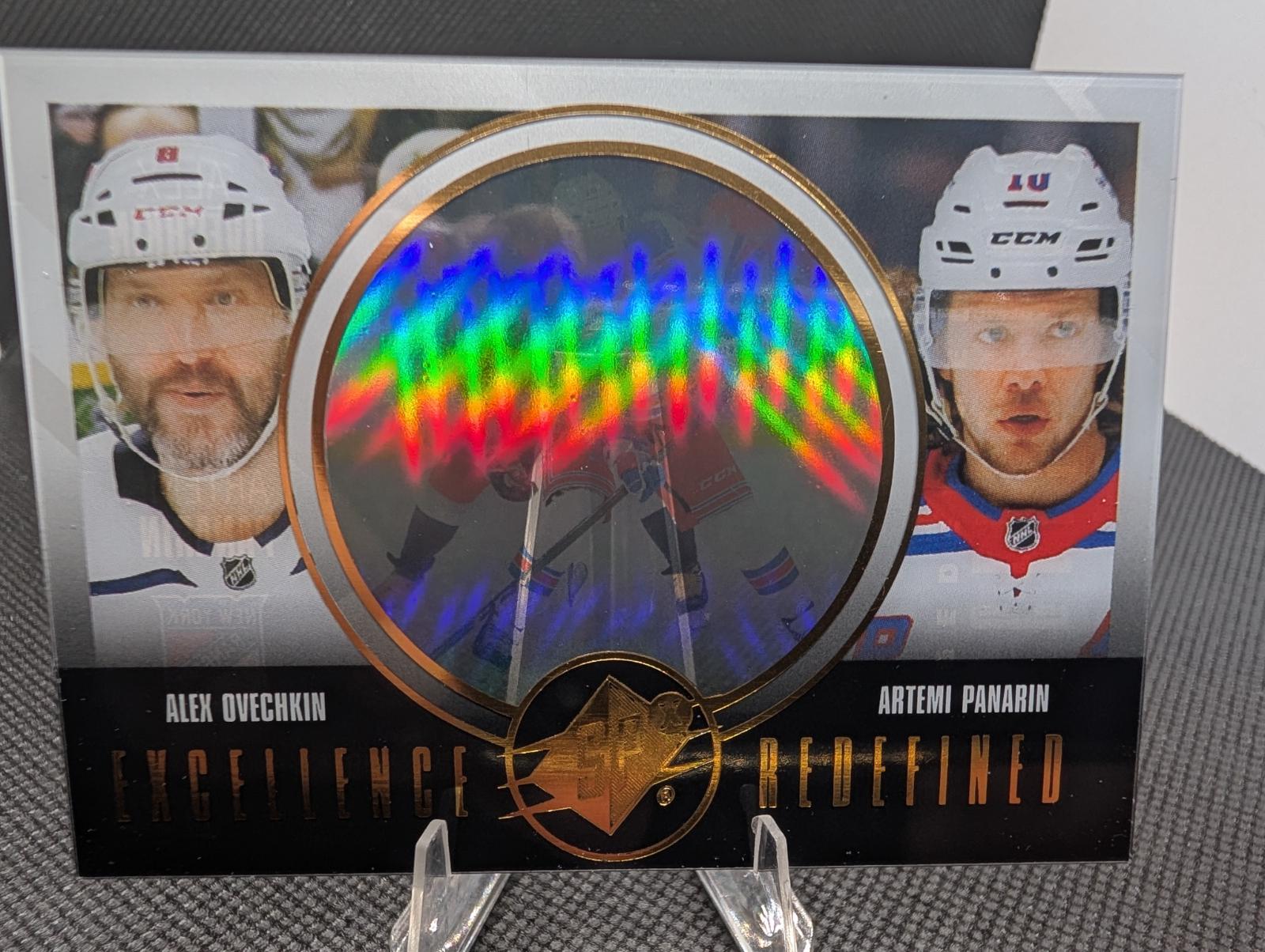 2024 SPx Excellence Redefined Alex Ovechkin / Artemi Panarin #EX-1 card