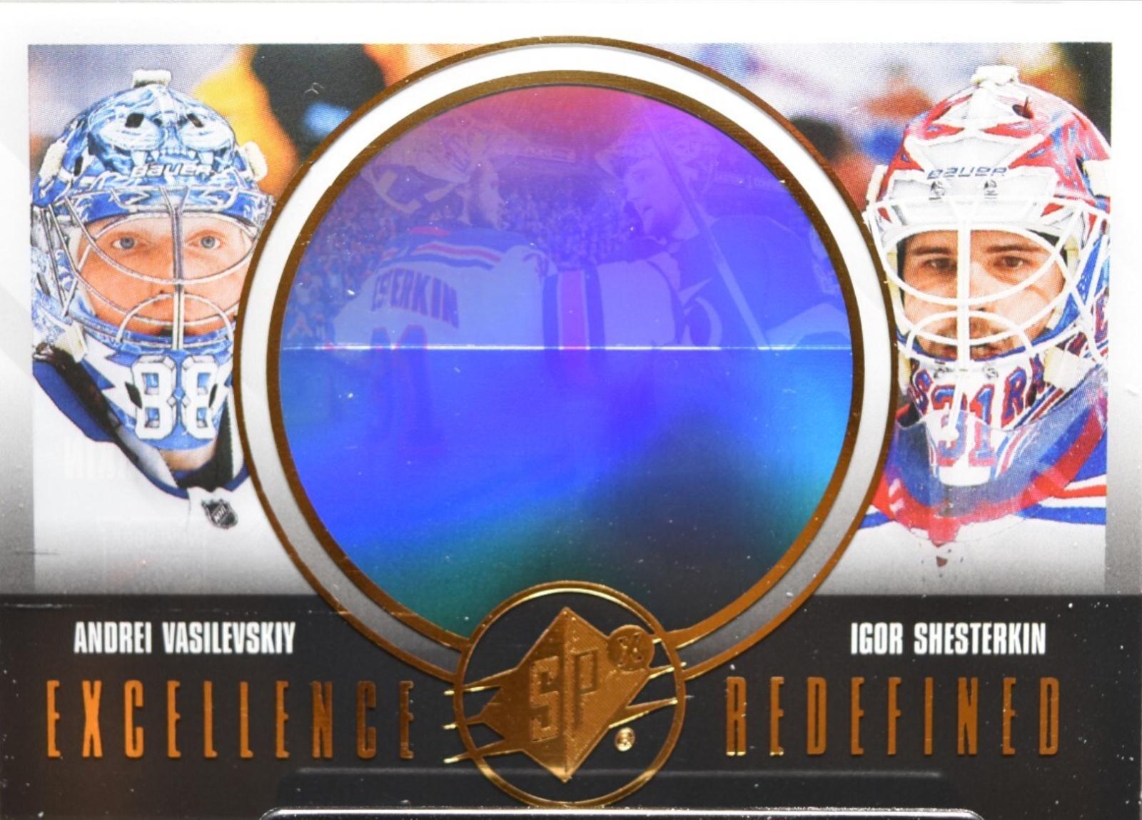 2024 SPx Excellence Redefined Andrei Vasilevskiy / Igor Shesterkin #EX-2 card
