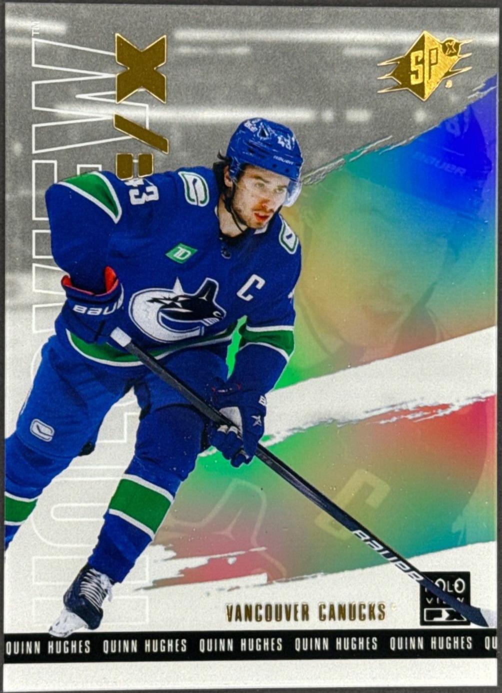 2024 SPx Holoview FX Quinn Hughes #HV-26 card