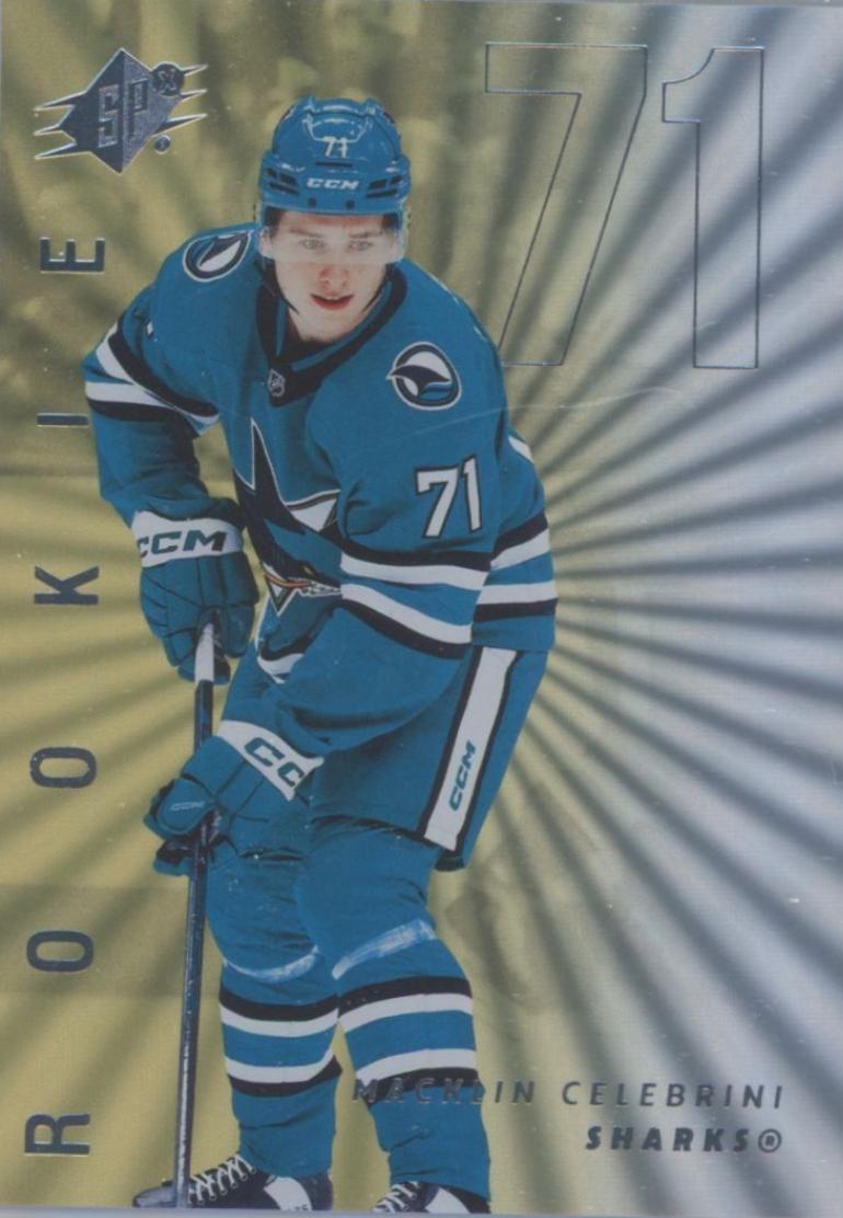 2024 SPx Macklin Celebrini [Gold] #160 card