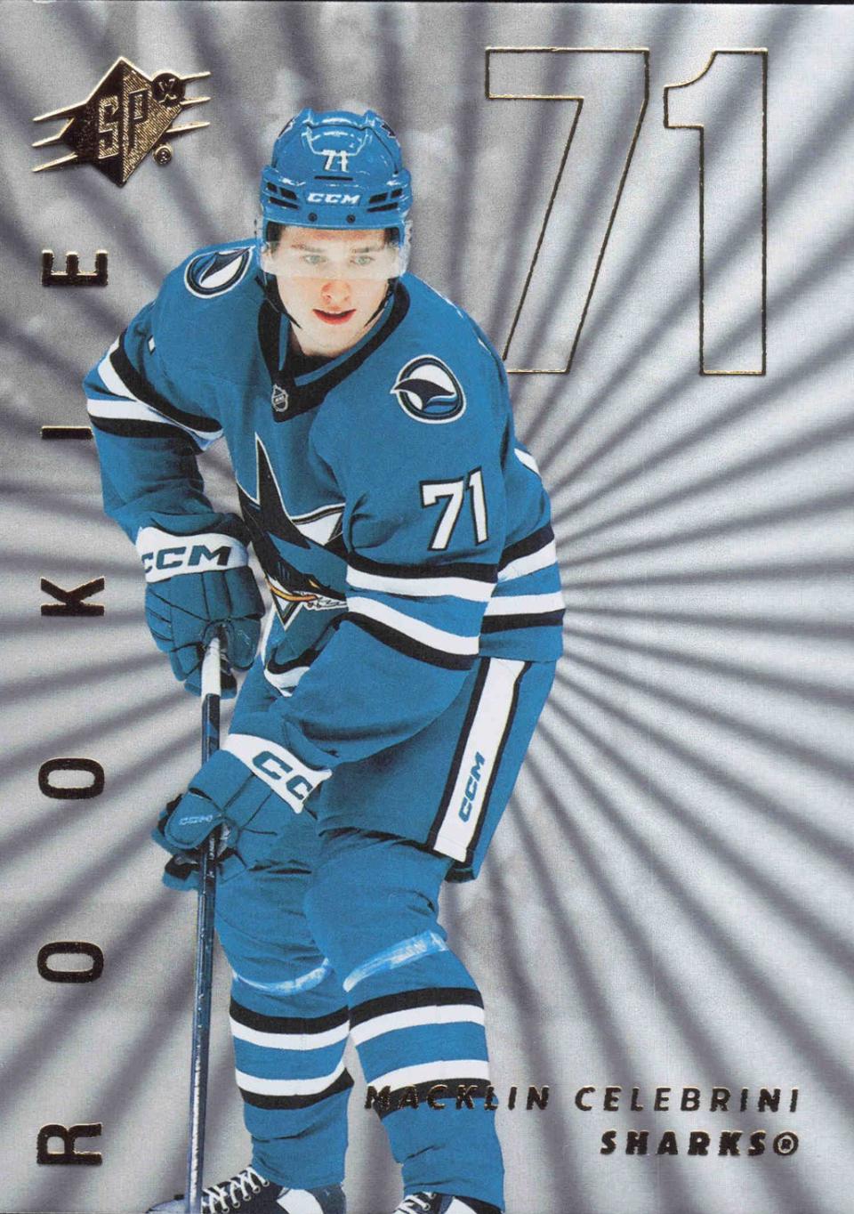 2024 SPx Macklin Celebrini [Silver] #160 card