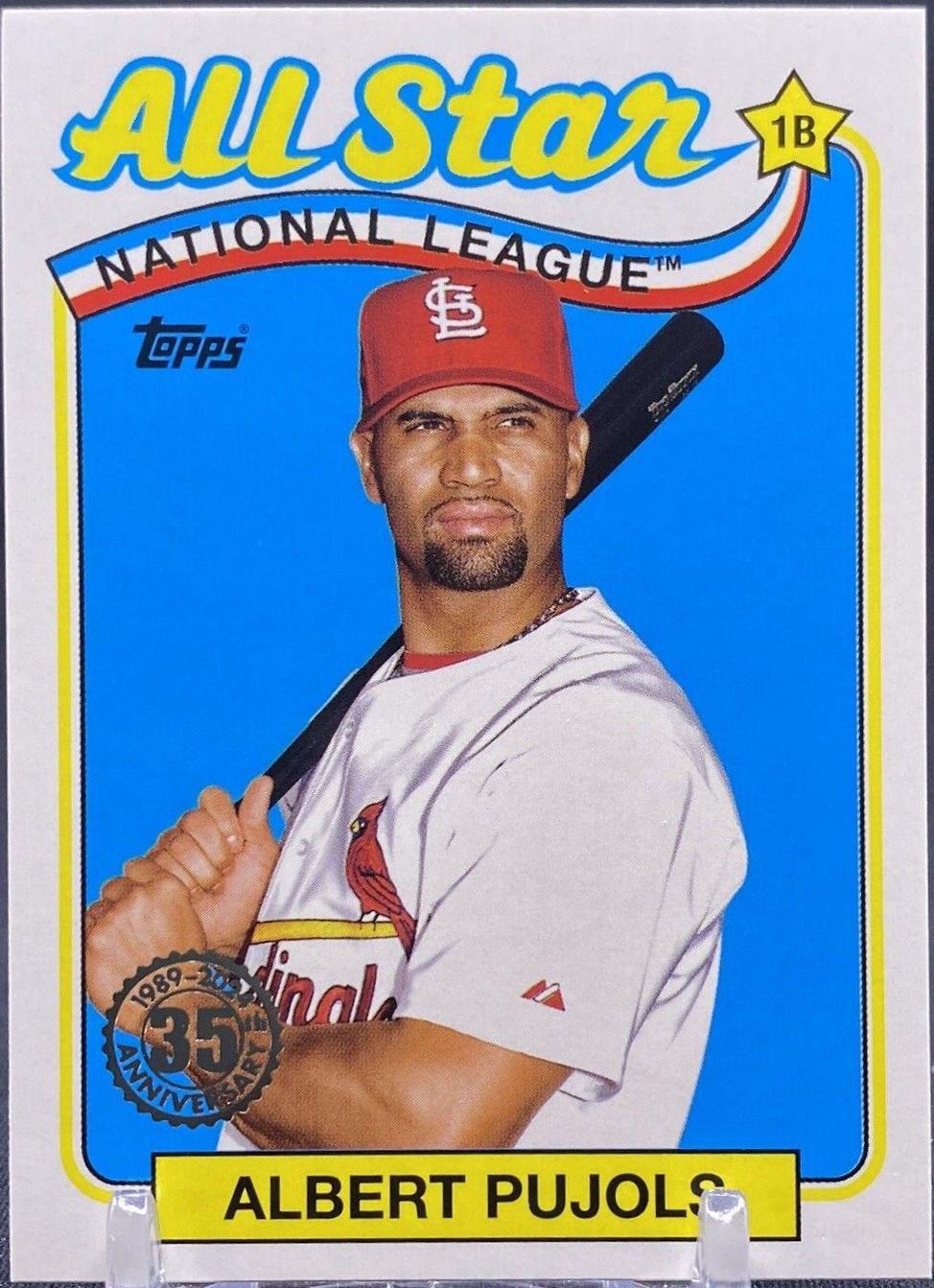 2024 Topps 1989 All-Stars Albert Pujols #89ASB-5 card