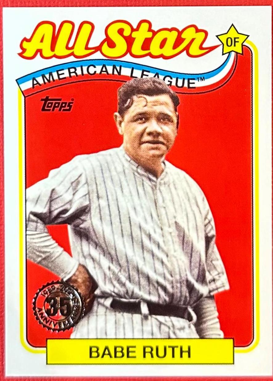 2024 Topps 1989 All-Stars Babe Ruth #89ASB-17 card