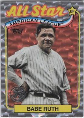 2024 Topps 1989 All-Stars Babe Ruth [Foil] #89ASB-17 card