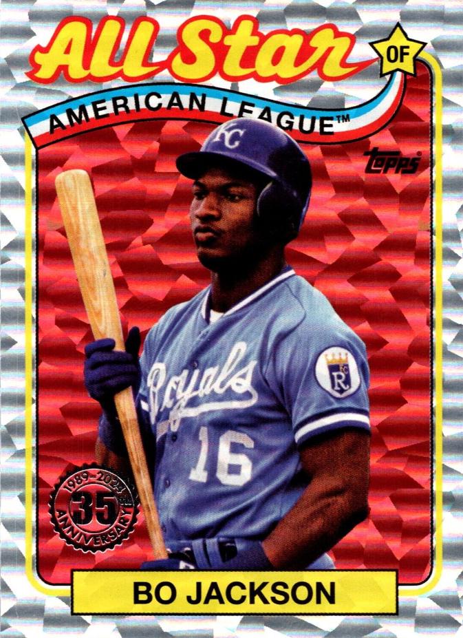 2024 Topps 1989 All-Stars Bo Jackson [Foil] #89ASB-36 card