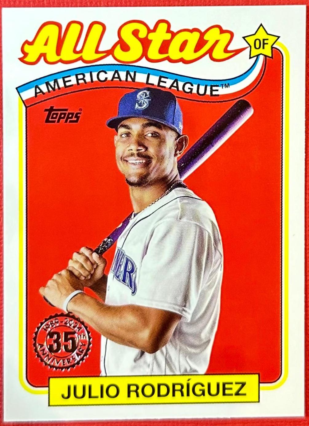 2024 Topps 1989 All-Stars Julio Rodriguez #89ASB-24 card