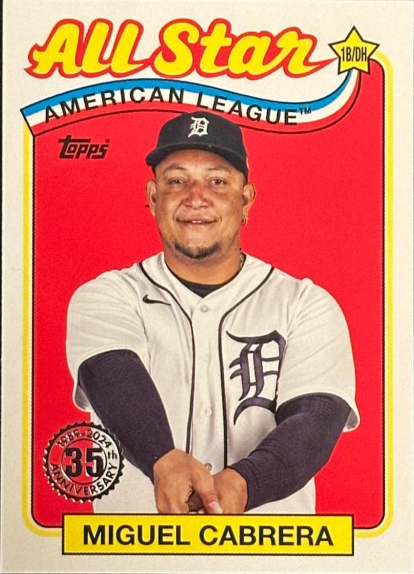 2024 Topps 1989 All-Stars Miguel Cabrera #89ASB-30 card