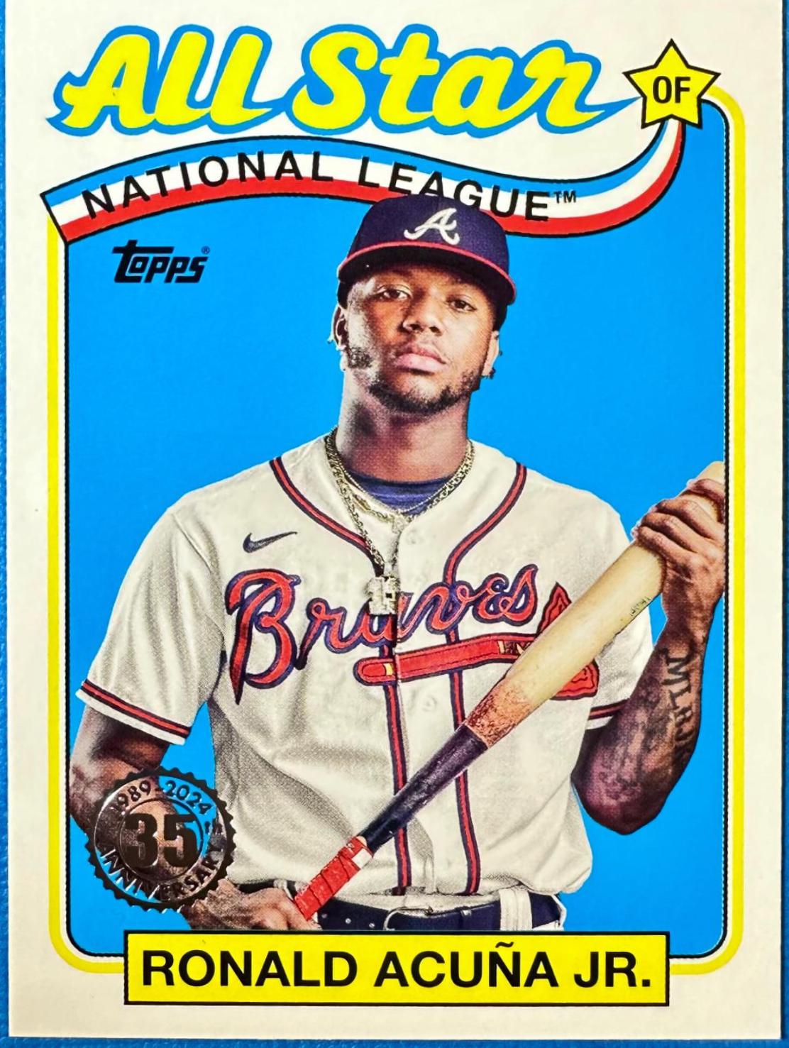 2024 Topps 1989 All-Stars Ronald Acuna Jr. #89ASB-28 card
