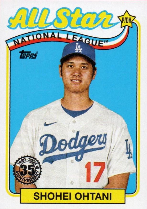 2024 Topps 1989 All-Stars Shohei Ohtani #89ASB-1 card