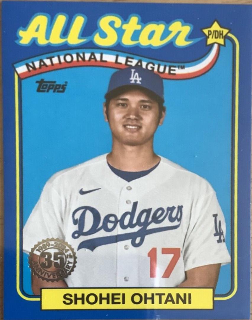 2024 Topps 1989 All-Stars Shohei Ohtani [Blue] #89ASB-1 card