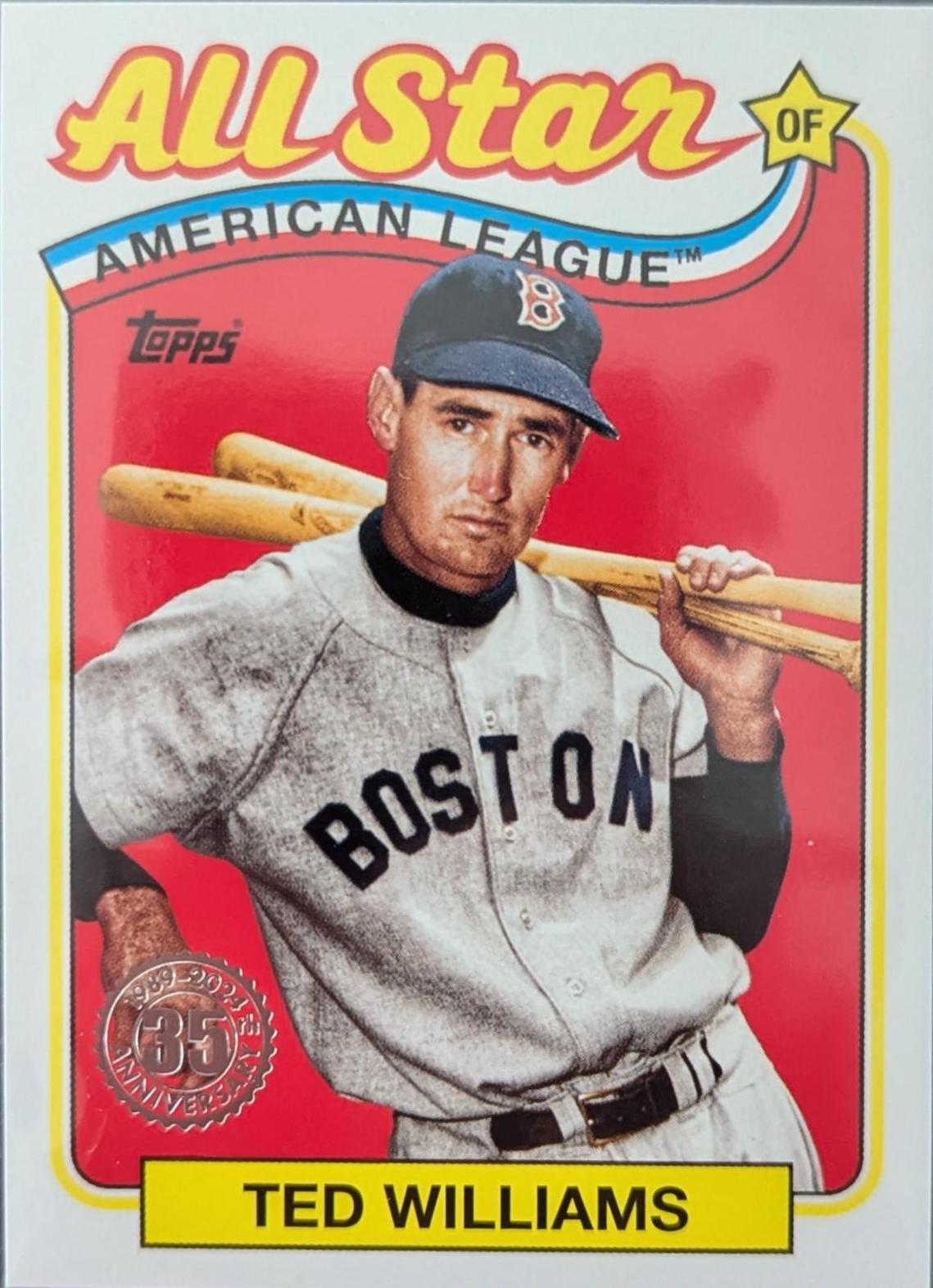 2024 Topps 1989 All-Stars Ted Williams #89ASB-31 card
