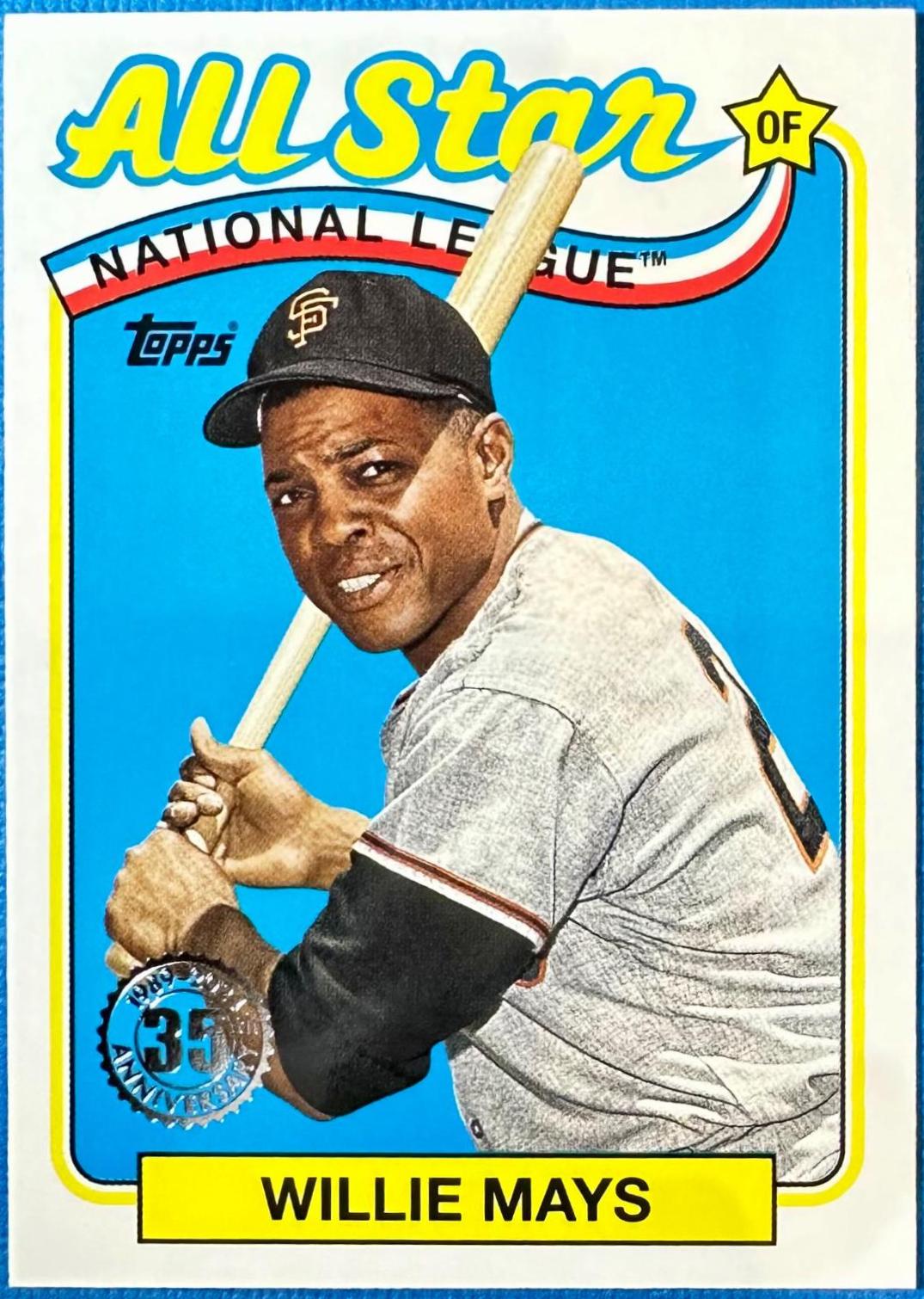 2024 Topps 1989 All-Stars Willie Mays #89ASB-4 card