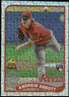 2024 Topps 1989 Chrome Silver Pack Andrew Abbott #T89C-8 card