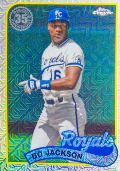 2024 Topps 1989 Chrome Silver Pack Bo Jackson #T89C-52 card