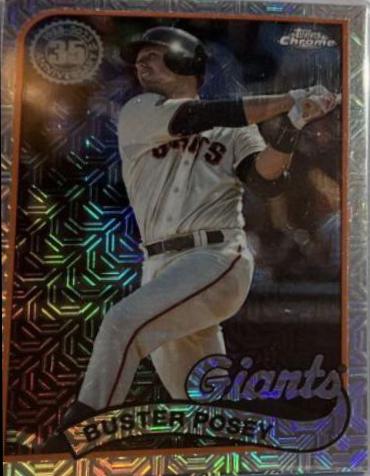 2024 Topps 1989 Chrome Silver Pack Buster Posey #T89C-11 card