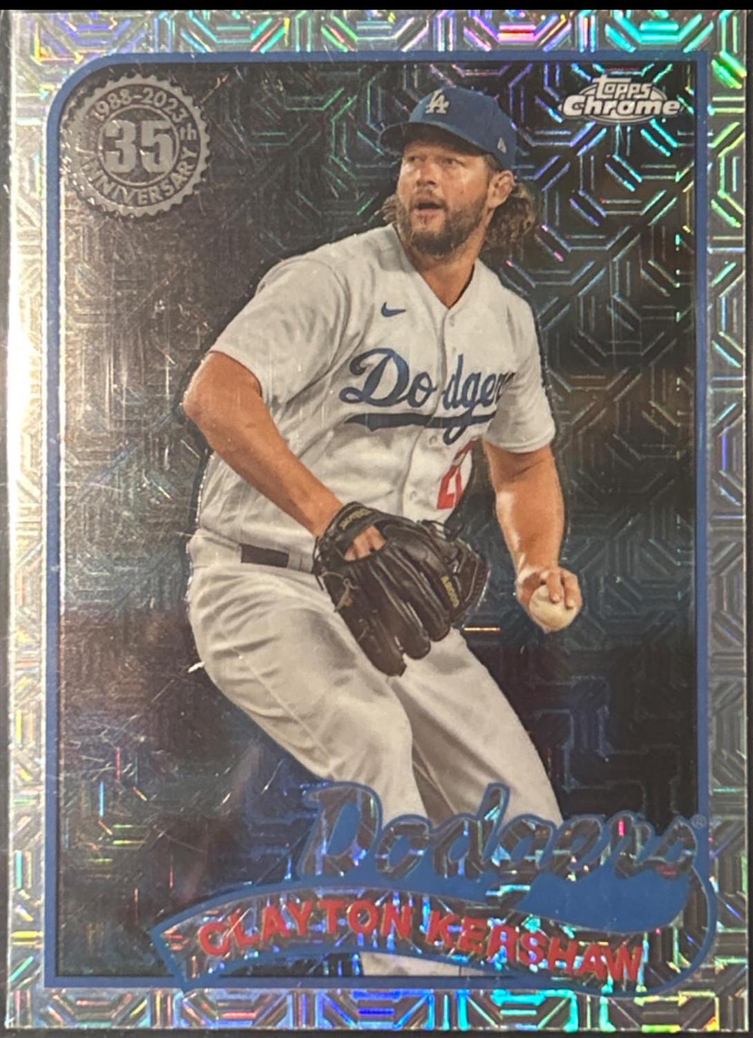 2024 Topps 1989 Chrome Silver Pack Clayton Kershaw #T89C-12 card