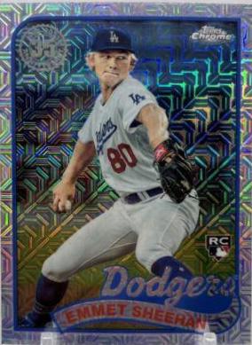 2024 Topps 1989 Chrome Silver Pack Emmet Sheehan #T89C-38 card