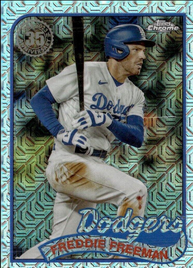 2024 Topps 1989 Chrome Silver Pack Freddie Freeman #T89C-45 card