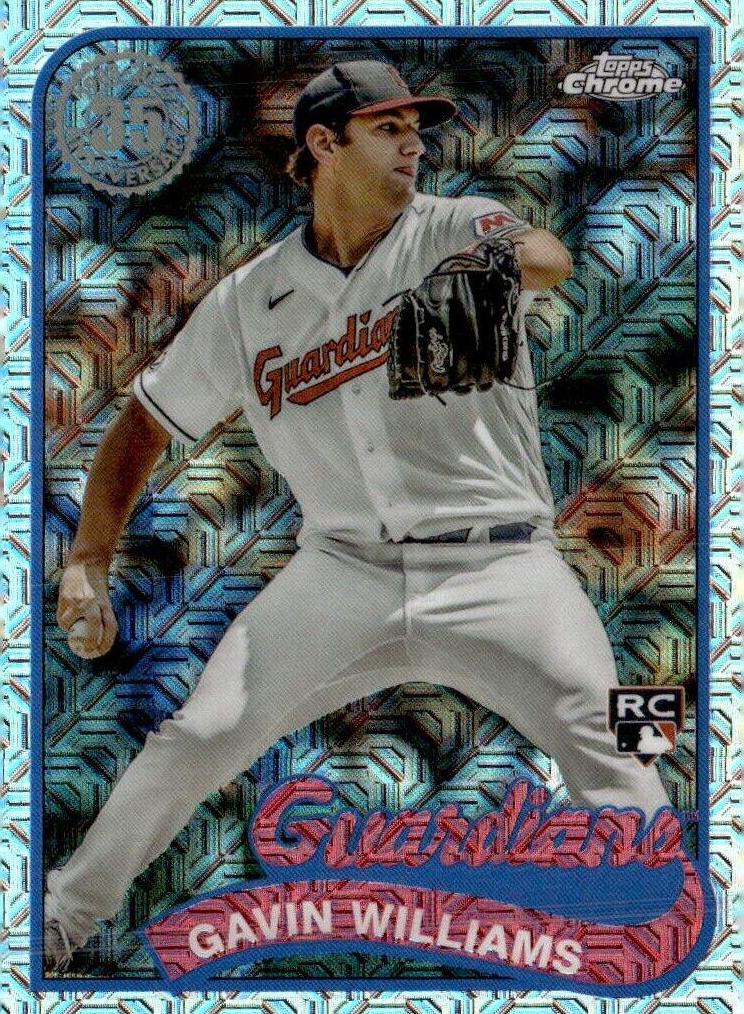 2024 Topps 1989 Chrome Silver Pack Gavin Williams #T89C-42 card