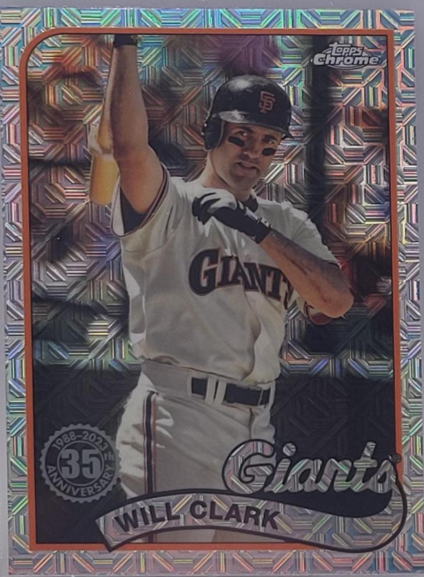 2024 Topps 1989 Chrome Silver Pack Will Clark #T89C-47 card