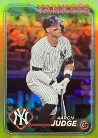 2024 Topps Aaron Judge [Gold Foil] #99 card