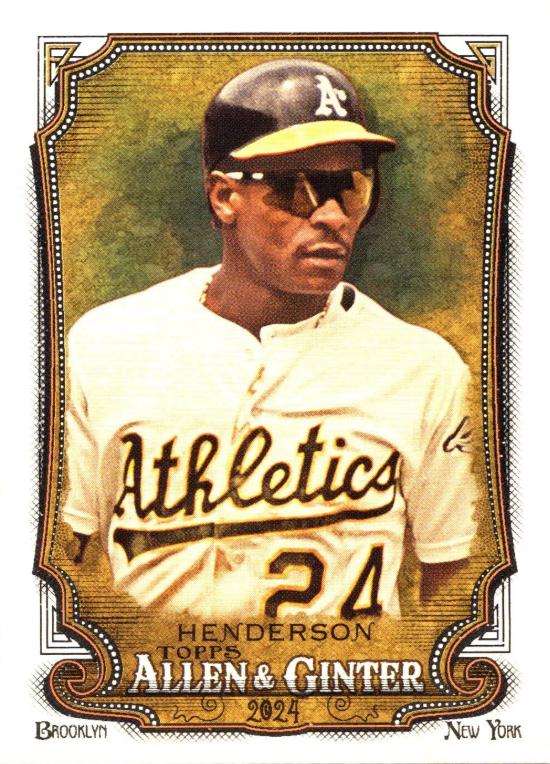 2024 Topps Allen & Ginter Rickey Henderson #256 card