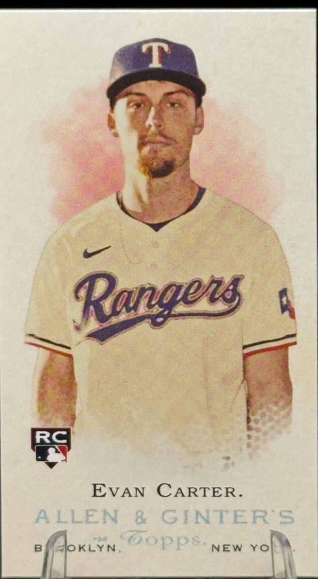 2024 Topps Allen & Ginter Rookie Design Variation Mini Evan Carter #RD-2 card